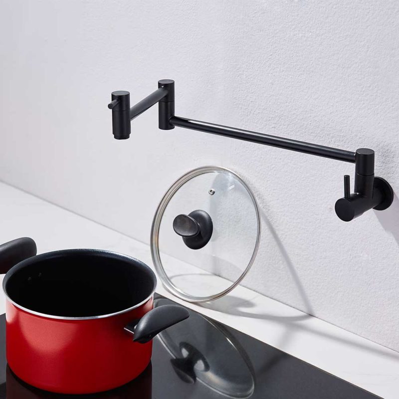 Matte Black Pot Filler Faucet