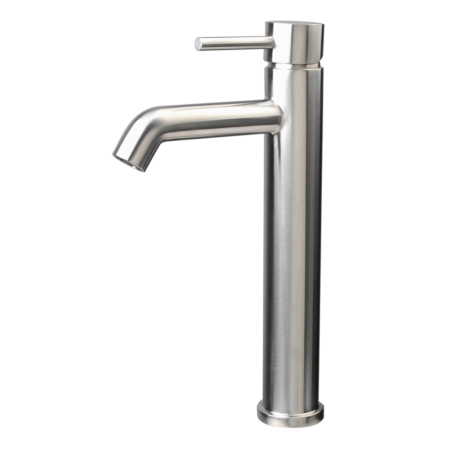 stainless steel singel hole vessel faucet