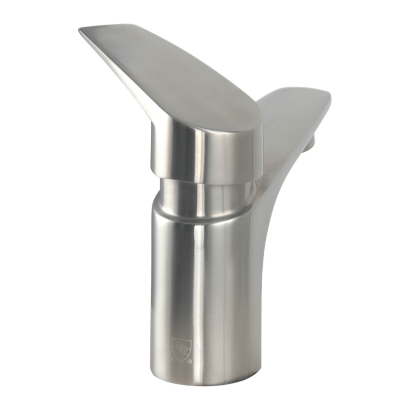 stainless steel single hole bathroom sink faucet