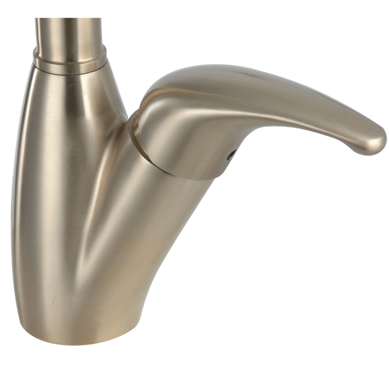 satin gold kitchen faucet