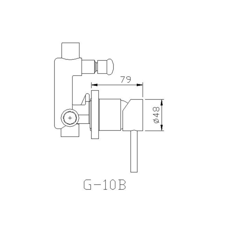 concealed shower diverter valve