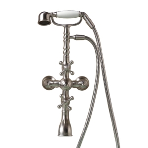 Victorian High end tub filler faucet mixer, solid stainless steel