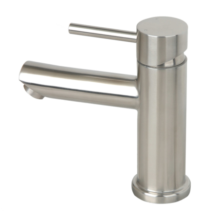 Stainless steel bathroom faucet