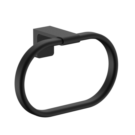 matte black towel ring