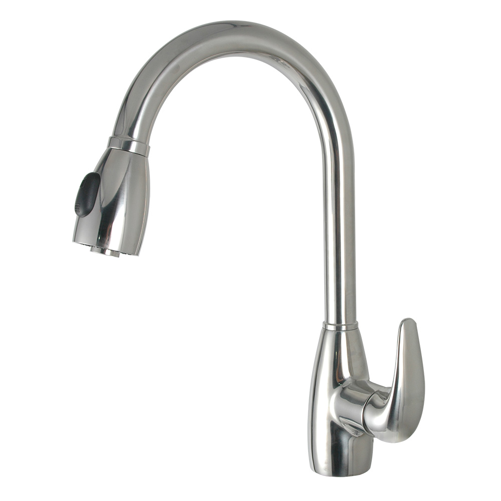 Genova kitchen faucet, pulldown, polished