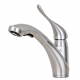 C-36E Sento Stainless steel premium low arc pull out kitchen faucet with sprayer