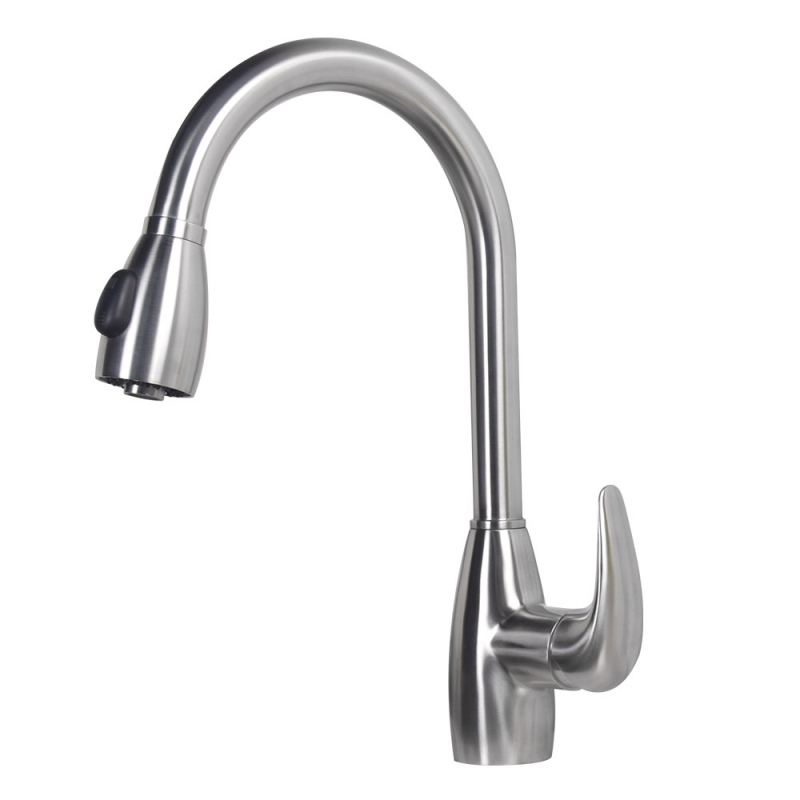 C-48C Sento stainless steel high end sink pull down kitchen faucet with classic handle