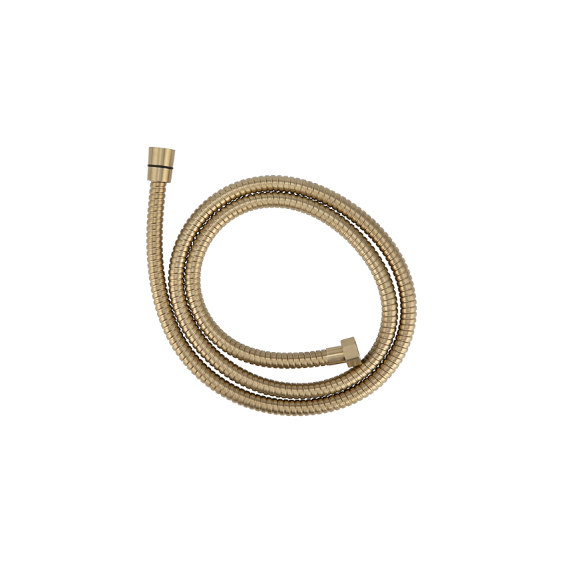 316 stainless steel shower hose,150cm, Brushed gold