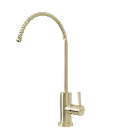 JD-21P, rose gold ,stainless steel one way filter water tap ,brushed gold