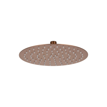 8LH021-25 Sento stainless steel 316 round rain shower head 250mm PVD Rose Gold