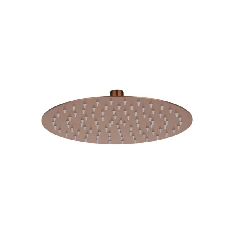 8LH021-25 Sento stainless steel 316 round rain shower head 250mm PVD Rose Gold