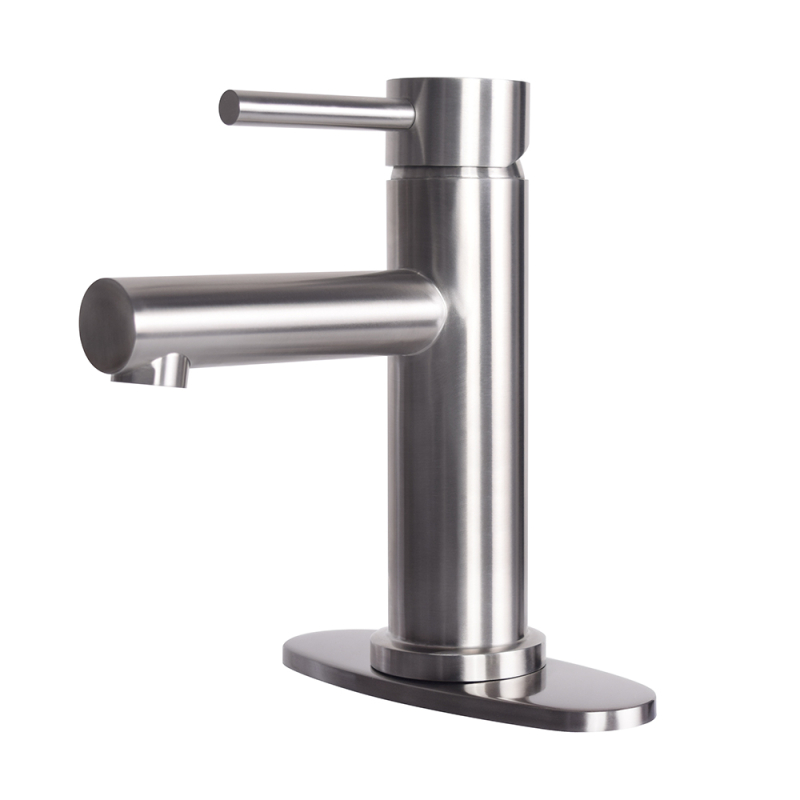 A-26C with cover Sento stainless steel single handle single hold basin faucet,spout reach 119mm