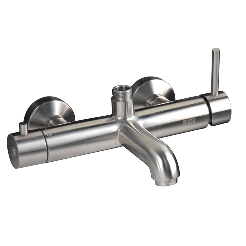 G-36A Sento Stainless steel exposed thermostatic bathtub shower mixer with upper connection